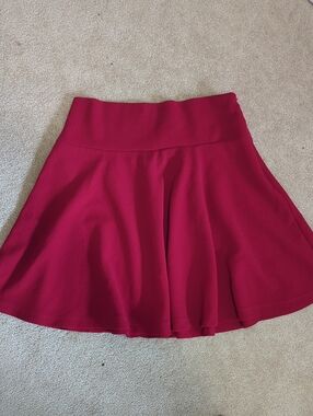 Forever 21 Berry Pink Skater Circle Skirt